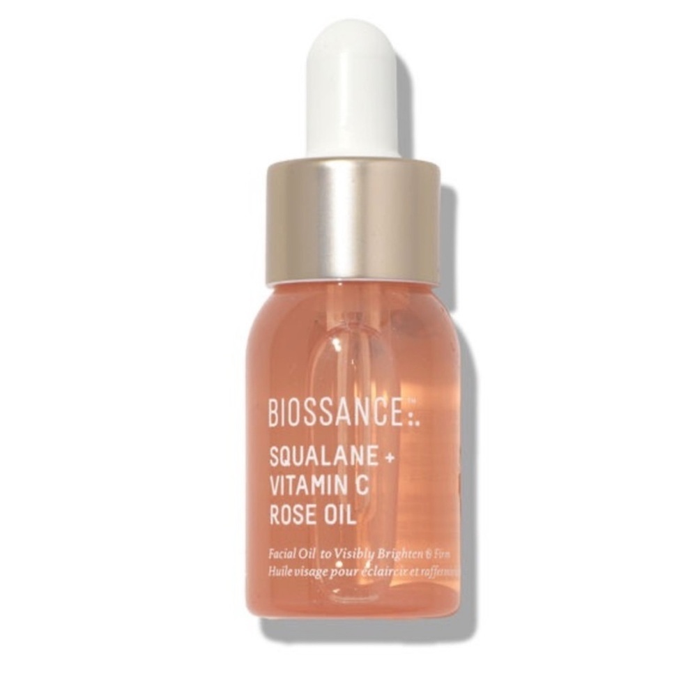 Biossance Squalane + Vitamin C Rose Oil - Gold Cap